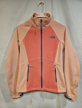 The North Face Peach & Coral Full-Zip Jacket